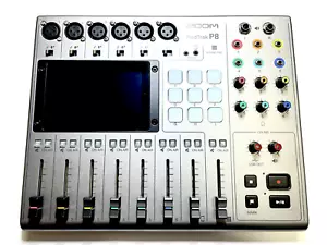 ZOOM PodTrak P8 Workstation for Podcast Recorder Smartphone Tablet Silver F/S - Picture 1 of 10