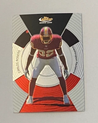 2005 Topps Finest Rookie Card #146 Carlos Rogers Washington Redskins - Image 1 of 2