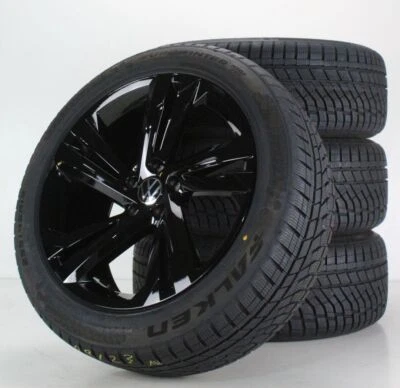 VW Tiguan AD1 & Allspace Winterräder Alufelgen 19 Zoll Valencia schw 5NA601025AM - Bild 1 von 4