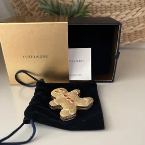 ESTEE LAUDER PERFUME COMPACT 2008 HOLIDAY TREAT MIBB SENSUOUS GINGERBREAD MAN - Picture 1 of 7