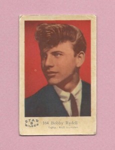 1962 Dutch Gum Card Star Bilder B #164 Bobby Rydell