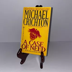 A Case of Need, Michael Crichton, 1968 Yellow Signet Paperback - Picture 1 of 5