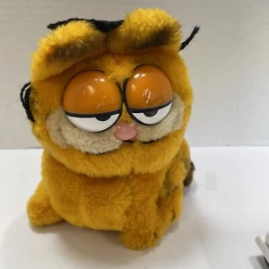 Vintage Dakin Garfield Cat Plush Graduation Cap Grad 1981 Stuffed - Picture 1 of 8