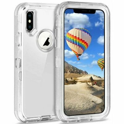For iPhone 16 15 14 13 12 11 Pro Max X 7 8 Plus Shockproof Case Screen Protector - Image 1 of 4