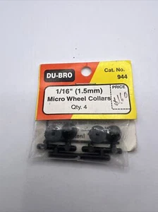 DU-BRO 944 1/16 Zoll 1,5 mm Micro Wheels Halsbänder (4) - Bild 1 von 2