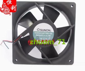 1PC SUNON KDE2412PTB2-6A 24V 4.1W 120*120*25MM 12CM cooling fan - Picture 1 of 2