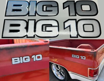 Pair of BIG 10 stickers decals, fits Chevrolet GMC Silverado C10 - Image 1 of 4