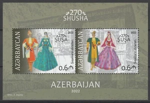 Azerbaijan 2022 Traditional costumes MNH sheet - Picture 1 of 1