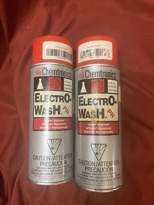 CHEMTRONICS ELECTROWASH PN ELECTRONICS CLEANER ES1675 12oz 340G 2 Cans New - Изображение 1 из 4