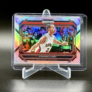 Stephen Curry 2023-24 Panini Prizm Draft Picks Variation SILVER #53 SP GOAT DUBS