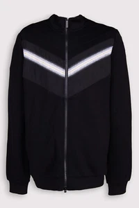 RRP€350 BIKKEMBERGS Sweat Track Jacket US34-36 EU50-52 L Contrast Logo Tape - Picture 1 of 4