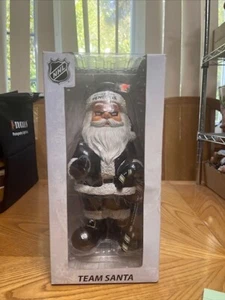 NHL PITTSBURGH PENGUINS TEAM SANTA NEW IN THE BOX VEGAS GOLD/ BLACK - Picture 1 of 9