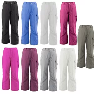 PANTALÓN BLANCO SIERRA JUVENIL CRUCERO NIÑAS AISLADO ESQUÍ NIEVE SNOWBOARD INVIERNO - Imagen 1 de 12
