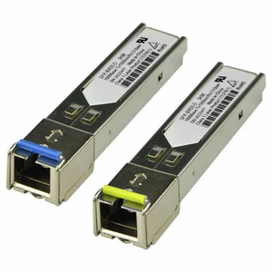 1 paire connecteur SC 3 km 1,25 Go/s module émetteur-récepteur SFP-BX03-D Tx1550nm/RX1310nm - Photo 1/4