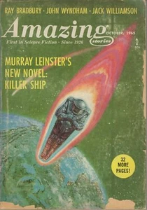 Amazing - 10/65 - First in Science Fiction - Bradbury, Nowlan, Williamson - Picture 1 of 2