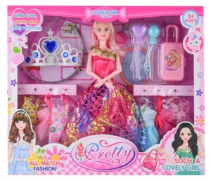Unique Fashionable Girl Doll Play Set Toy Spare Outfit Gift For Girls - Picture 1 of 2