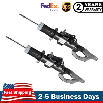 2PCS Front Shock Absorbers EDC For BMW F01 F02 740Ld 750i F07 F10 550i xDrive - Image 1 of 4