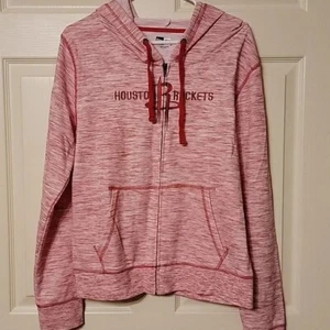 Houston Rockets zip up hooded jacket Women's size Large - Picture 1 of 5