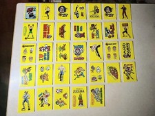 Vintage 1989 Topps Nintendo Sticker Cards-Complete Set of 33-Mario Bros-Zelda