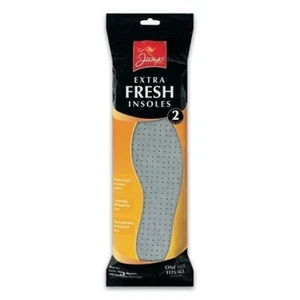 2 PAIR EXTRA FRESH SHOE INSOLE ODOUR EATERS UNISEX ONE FITS ALL INSOLES FOR SHOE - Picture 1 of 7