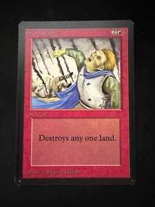 Magic The Gathering: Beta Stone Rain NM MTG Beta - Picture 1 of 6