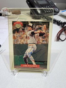 Jim Palmer HOF 1994 Nabisco All Star Legends With COA  Autograph Auto Card