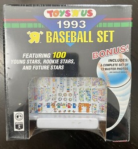 1993 Toys 'R' Us Topps Baseball Factory Sealed Set 100 Cards & 12 Master Photos