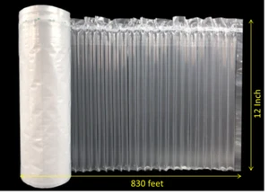 Inflatable Air Pillow Column Wrap for Heavy Duty Packing and Shipping 12" x 830' - Picture 1 of 7
