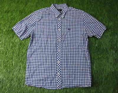 FRED PERRY ORIGINAL MEN CASUAL SHORT SEEVE BUTTON SHIRT SIZE L LARGE - Image 1 of 4