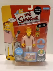 Playmates The Simpsons TROY McCLURE Figure World of Springfield Series 1 NIP - Picture 1 of 6