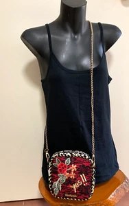 DESIGUAL- Yes Goddess-lined with embroidered & beaded outer Crossbody Bag - Picture 1 of 12