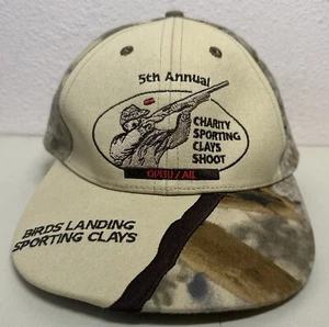 Vintage 5th Annual Charity Sporting Clays Shoot Baseball Hat Birds Landing USA - Picture 1 of 9