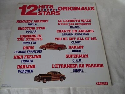 12 HITS STARS ORIGINAUX 33T SHEILA CLAUDE FRANCOIS DALIDA RINGO C.B.K - Photo 1/3