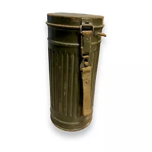 Gasmaske Orig. mit Dose Wehrmacht 2. WK , Filter Original versiegelt m. Stempel - Bild 1 von 14