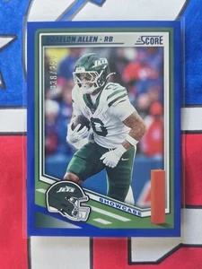 Braelon Allen- Blue Showcase /250- 2025 Panini Score Football #273- NY Jets - Picture 1 of 2