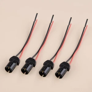 4pcs 12V Light Bulb Socket Harness Wire Wiring Plug Connector Adapter - Picture 1 of 4