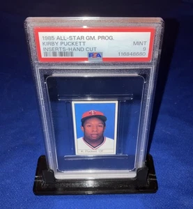 1985 Kirby Puckett RC PSA 9 POP 42 Rare v 1984 Fleer Update AS Game Inserts Card - Picture 1 of 2