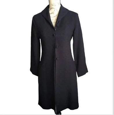 Johnny Was Women Black Embossed Lined Duster Size XS - Image 1 of 4