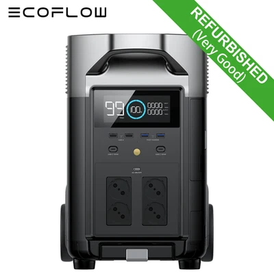 ECOFLOW Refurbished Balkonkraftwerk DELTA PRO Powerstation 3600W Solargenerator - Bild 1 von 4