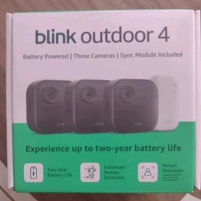 Blink Outdoor 4, 3-Pack Camera Set - Image 1 of 4