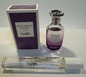 COACH ❤️ 2pc SET COACH DREAMS MOONLIGHT & LOVE Eau de Parfum Mini Travel Sizes - Picture 1 of 6