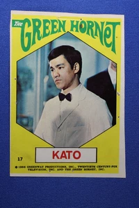 1966 Topps Green Hornet Sticker #17 Kato - Authentic (No back) - Picture 1 of 2