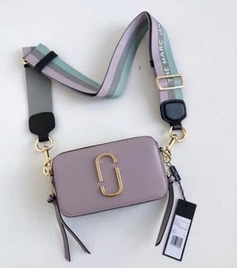 Marc Jacobs Dusty Lilac Snapshot Camera Crossbody Hand Bag BNWT & Dustbag - Picture 1 of 7