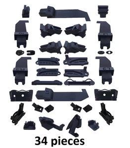 Kit di riparazione completo per capote Fiat 500C Cabrio Soft Top Roof  34 pezzi - Picture 1 of 24