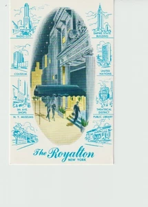The Royalton Hotel New York NY~Postcard - Picture 1 of 2
