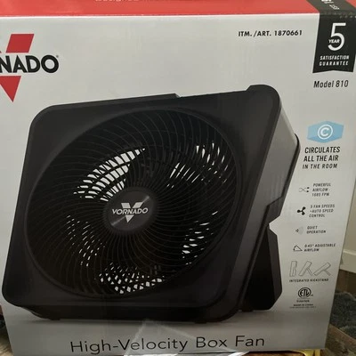 Vornado High-Velocity Box X 810 Fan, 6” L x 20” W x 20.73” H - Image 1 of 4