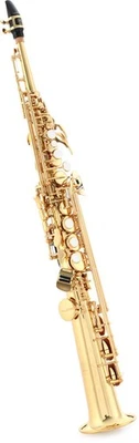 Yamaha YSS-475II Intermediate Soprano Saxophone - Gold Lacquer - Image 1 of 4