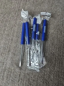 5 Piezas Destornillador de Bolsillo Imán Fuerte PQY Hoja Plana Azul Automotriz Mecánica - Imagen 1 de 1