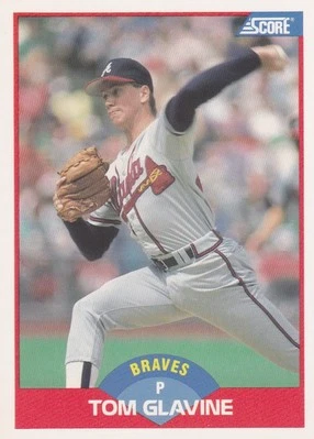 1989 Score #442 Tom Glavine - Image 1 of 2