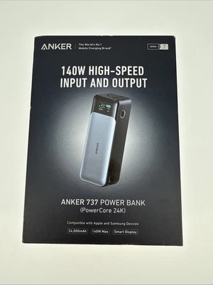 Anker 737 Power Bank - black - unopened - new - Image 1 of 4